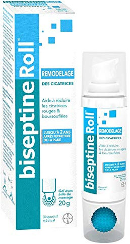 Biseptine Roll Gel zur Entfernung von Narben 20 g (pro ADS)