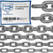 100cm = 1 meter 3mm starke Sicherungskette Meterware V4A Eisenkette kurzgliedrig am Stück Absperrkette A4 DIN 56856 Kette Edelstahl DIN 766 rostfreie Stahlkette Edelstahl Kette Metall 1m
