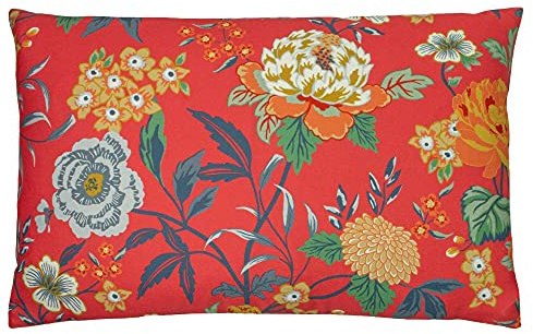 furn. Azalea Cushion Cover, Polyester, Red