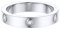 FOCALOOK Damenring Herrenringe Edelstahl Ringe Solitär Ring 4mm breit Verlobungsring 52mm Partner Ringe Antragsring mit CZ Eheringe Ring Schmuck für Verlobung Valentinstag