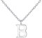 Philip Jones Sterling Silver Initial B Necklace