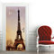 A.Monamour Türtapete Selbstklebend Türfolie Türposter 3D Eiffelturm Mit Fliegender Weißer Taube Bei Sonnenuntergang Vinyl Folie Türdeko Tapete Wandbild Türaufkleber Türtattoo 95 x 215 cm