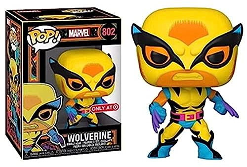 POP Funko Marvel Wolverine #802 [Black Light] Exclusive