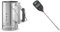 Weber 7416 Anz ndkamin Rapidfire, Grillen mit Kohle, Anz nden, 19 x 19 x 30.5 cm & 6750 Digitales Taschenthermometer, Grillthermometer mit Sofortanzige