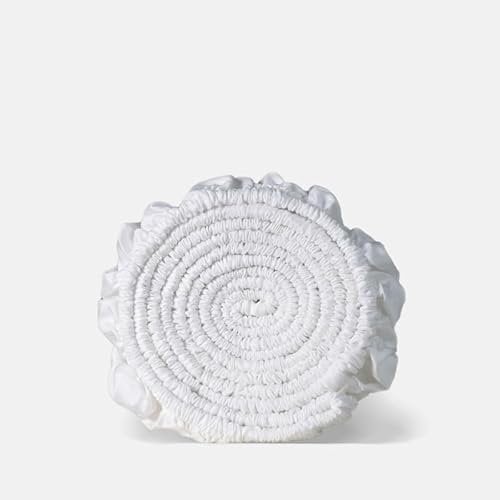twenty:three Lyocell Spannbettlaken 200x220 Pure White - 100% Tencel - Gewonnen aus Eukalyptus - Hochwertig - Nachhaltig - Atmungsaktiv - Luxus - Hypoallergen