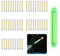 MagiSel Knicklichter Angeln, Fishing Glow Sticks, Leuchtstäbe Angeln, Float Glow Stick, Angelrute Schwimmt Knicklicht Angelzubehör Nachtfischen, Grün Fluoreszierendes Rod Tip Glow Sticks