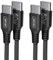 VEN-DENS Galaxy A16 A35 5g A55 5g A25 A15 A15 5g Charger Cable, [2 Pack] USB C to USB C Charger Wire 60W 1.5M Fast Charging Cable For Samsung Galaxy A35 A55 A25 A15 A15 (BLACK)
