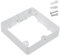 Maclean MCE379 S LED Licht-Panel Aufputzadapter für 17x17cm LED-Panel Einbaustrahler Deckenstrahler Deckenspot Deckenleuchte Decken-Strahler Einbauleuchte (Aufputzadapter für 18W LED Panel, Eckig)