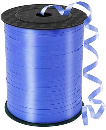CHJENYI 450 Meter/500 Yard Schleifenband, Balloon Ribbon Curling Band-Ballon Schnur,Geschenkband,Weihnachten Neujahr Partydeko,Basteln, Hochzeitsdeko,Geschenkverpackung (Blau)
