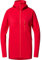Haglöfs Donna Rosson Mid Hoodie giacca, bright red, S