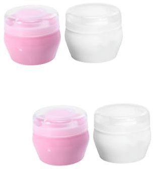 VICASKY 4sätze Babypuder Puff Mit Leeren Behältern Wiederverwendbare Puderquaste Für Sanfte Anwendung Für Reisen Und Babypflege