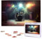 Rock Band Bühnenpuzzles 1000 Teile mit Aufbewahrungstasche, personalisierte Puzzles für Männer und Frauen, Bilderpuzzle für Familie, anspruchsvolle Fotos, Puzzle für Heimdekoration (74,9 x 50 cm)