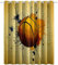 Vorhänge Gelbes Papier, Basketball-Kritzelei Ösen Gardinen Blickdichte Gelb Vorhang Kälteschutz Blackout Curtain Wohnzimmer Schlafzimmer Verdunkelung Fenster, 2 Stück, 140 x 260 cm