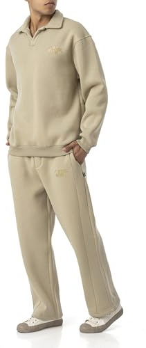 Redbridge Lässiges Sweat-Set mit Polokragen – Bequemer Zweiteiler im Oversized-Look
