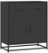 Generico Anrichte Eiche Schwarz 68 x 35 x 76 cm aus mehrschichtigem Holz, kangqiling848979