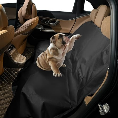 Sudnsadaks Funda Coche Perro, Funda Maletero Coche Perros, Funda para Mascotas, Protector Coche Perros Asiento Trasero, Impermeable para el Asiento Trasero, Protector para Asiento Trasero Universal