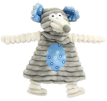 BT Bears Squeaky Dog Play Toys,Interactive Dog Chew Toy with Crinkle Paper for Small Medium Dogs,Mouse