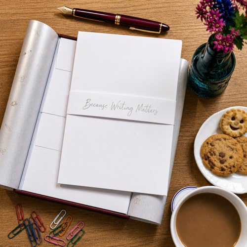 Me Loovely Writing Paper & Envelope Set Premium Blank A5 Size Letter Papers and C6 Envelopes with Luxury Gift Box (Pack of 18 Letters Sets)