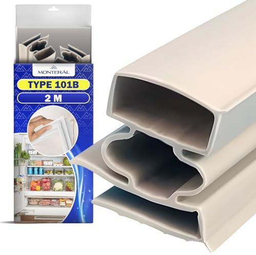 Guarnizione Frigorifero Universal 2 m Adatta al Congelatore in PVC Flessibile - Garanzia di 10 Anni - MONTERAL