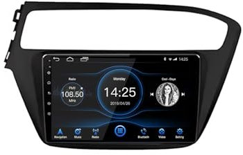 Android 13 navegación del Coche para Hyundai I20 2015-2018 con CarPlay Android Auto 9 Pantalla Táctil Radio Coche con WiFi/4G/GPS/RDS/DSP/USB Reproductor Multimedia(8G+256G)