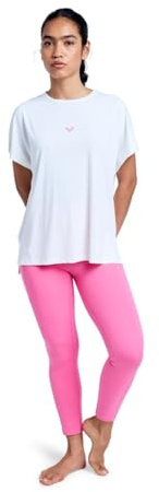 Roxy Sport-Leggings, Herz-Into-It, Knöchel-Leggings, für Damen, Rosa