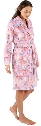 Damart Thermolactyl Femme Robe de Chambre | Maille moelleuse, Polyester, Col Châle, Manches longues, Vêtement de Nuit