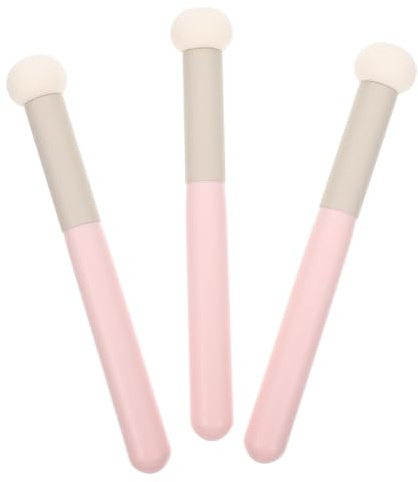 JOINPAYA Set de 3 Éponges en Latex Blanc pour Maquillage Professionnel, Applicateurs Correcteurs Anticernes Teint Uniforme et Usage Sec ou Humide