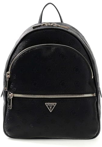 GUESS Rucksack Freizeitrucksack Manhattan II Backpack Black Logo schwarz