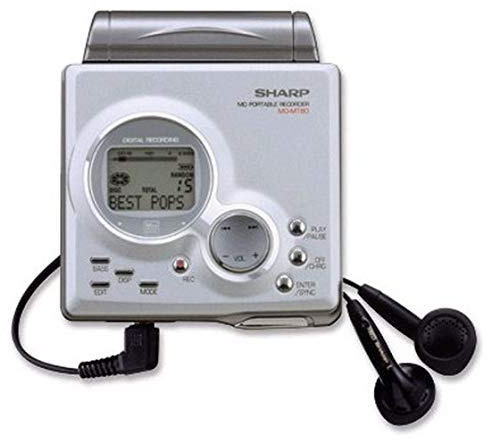 Sharp Tragbarer Mini-Disc-Player MD-MT 88 H