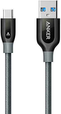 Anker Câble USB C vers USB 3.0 de 90 cm Powerline+ Extra Solide pour Appareils USB Type C (Samsung Galaxy S8/8+/9, Nouveau MacBook, Huawei P10, Google Pixel, Nexus 6P, LG V20 G5 .)