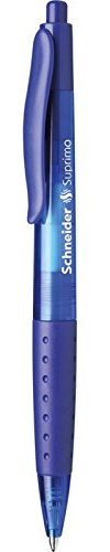 Schneider Suprimo Kugelschreiber, mittlere Spitze, Blau, 3 Stück