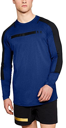 Under Armour Perpetual Fitted Long Sleeve Mens Training Top - Blue 2XL