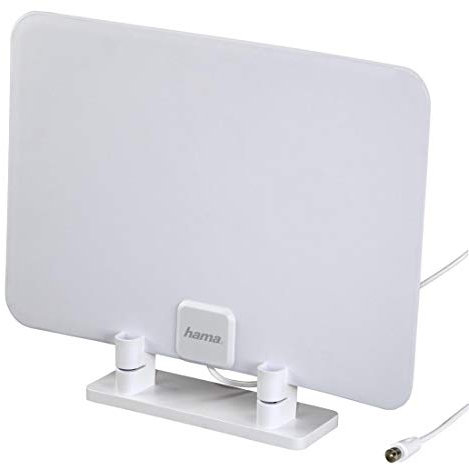 Hama Zimmerantenne DVB-T/DVB-T2, Perf. 15, ultradünn, passiv, blche
