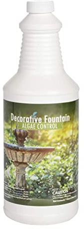 Fountain Algaecide and Clarifier - 32oz - Kills and Inhibits All Types of Algae Growth, Formulated for Small Ponds and Water Features, Treats up to 32,000 Gallons