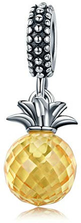Ananas Charm 925 Sterling Silber Obst Charm Geschenk Charm Liebe Charm für Pandora Charm Armband
