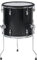 XDrum DD-670 Add-On Set - Dual Zone Pad im 14 x 14 Stand Tom-Format - Mit echtem Holzkessel - Ideale Ergänzung für XDrum DD-670 - Black Sparkle