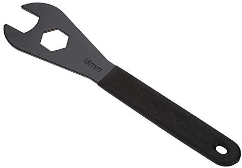 Phisscii Fahrradschlüssel Kegelschlüssel, multifunktional langlebig Kegelschlüssel, Reparaturwerkzeug für Fahrrad (18 mm)