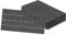NAIZY Terrassenfliesen Balkon Bodenbelag 30x60cm Balkonfliesen Klicksystem WPC Terrassen Kunststoff in Holz-Optik Zusammenbaubar für Garten Balkon Terrasse (12er Set für 2m², Anthrazit)