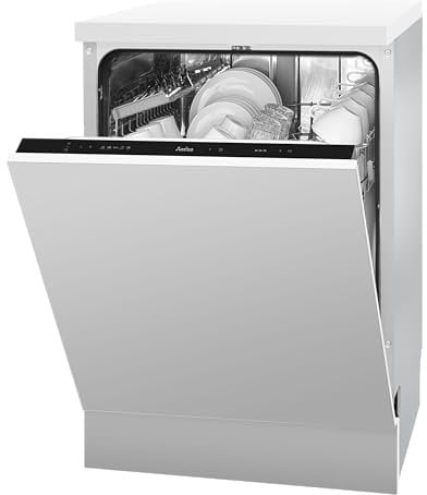 Amica EGSPV 597 201 Einbau-Geschirrspüler / 60 cm / vollintegrierte Spülmaschine (ohne Möbelfront) / 12 Maßgedecke / 5 Programme / Besteckkorb