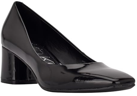 Calvin Klein Women's Alanta Pump, Schwarz Lack, 39 EU