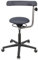 BALIMO Office - Bewegungsstuhl - Sitztrainer - ergonomischer Sitzhocker - Hocker mit Schwingeffekt - Rücken Trainer - Bürostuhl - Gestell Schwarz (Dunkelgrau)
