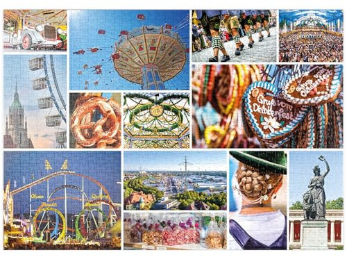 MyPuzzle Wiesngaudi - Oktoberfest in München - Premium 1000 Teile Puzzle - MyPuzzle Sonderkollektion von Starnberger Spiele