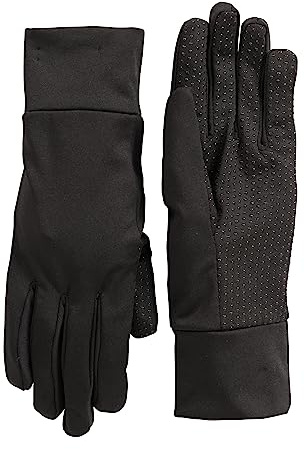 Mountain Warehouse Grippi Lining Gloves - Breathable, Quick Dry, Non Slip Palm & Fingers