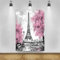 Eiffel Tower Backdrop Gray Paris Photography Background Pink Black and White Decoration Celebration Props Party Blush 180X120cm