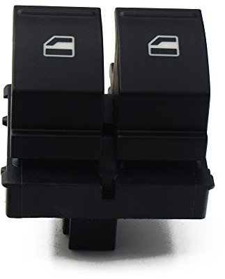 DKAEUK VWWS006 Bouton de commutation de vitres électriques pour Altea Ibiza Leon Toledo Am.ar.ok Caddy EOS Golf Pa-ss+at Polo Scirocco To+ur-an Transporter OE# 1K3959857A