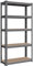 SONGMICS 5-Tier Shelving Unit, Steel Shelving Unit for Storage, Boltless Assembly, for Garage, Shed, Load Capacity 650 kg, 30 x 75 x 150 cm, Grey GLR030G01