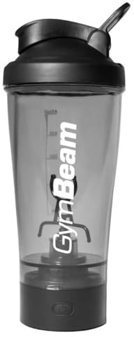 GymBeam Shaker Elettrico per Proteine, Shaker da Palestra di 450ml, Pratico per Miscelare Integratori Alimentari, Materiale Senza BPA, Lama di Miscelazione Incorporata, USB-C, Luci LED