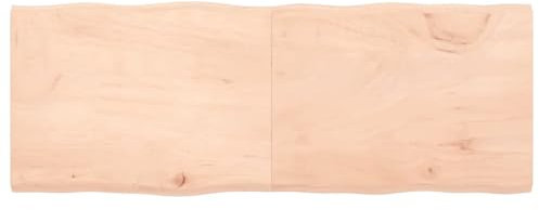 CIADAZ Tablero de Mesa Madera Maciza Roble Borde Natural 160x60x4 cm, Encimera Cocina, Tableros De Madera, Table Salon, Encimera De Madera