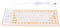 Tastiera in Silicone Design Completamente Sigillato Leggera Tastiera Pieghevole Portatile in Gomma Tastiera in Silicone Cablata USB Silenziosa, Morbida e Confortevole per PC