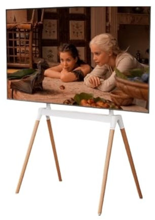 BMWJYLPM Universal TV Stand TV Stand TV Bracket Tripod TV Stand for 43 to 86 Inch LED LCD Screen, Studio TV Display Stand, Adjustable TV Mount with 4 Legs TV Mount Stand for Living Room Bedroom